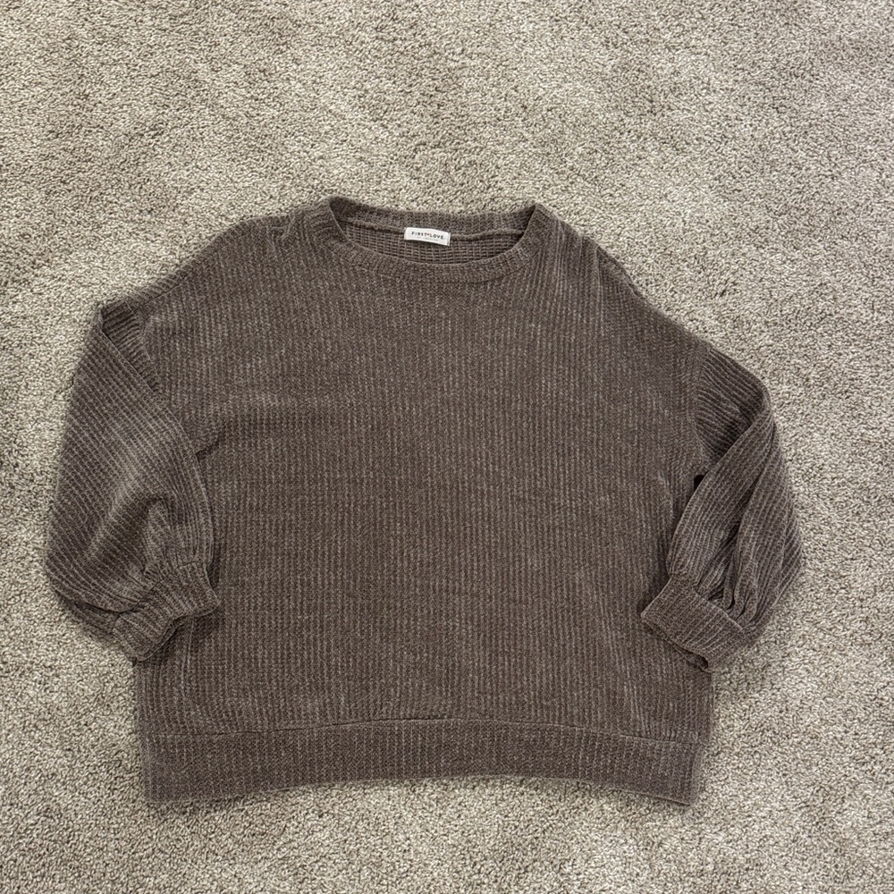 Pinkblush First Love Chenille Cozy Maternity Sweater
